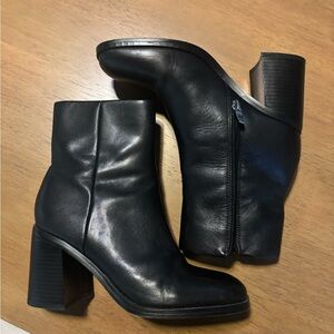 Marc Fisher Black Heeled Boots